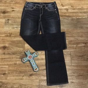 Silver Suki Jeans